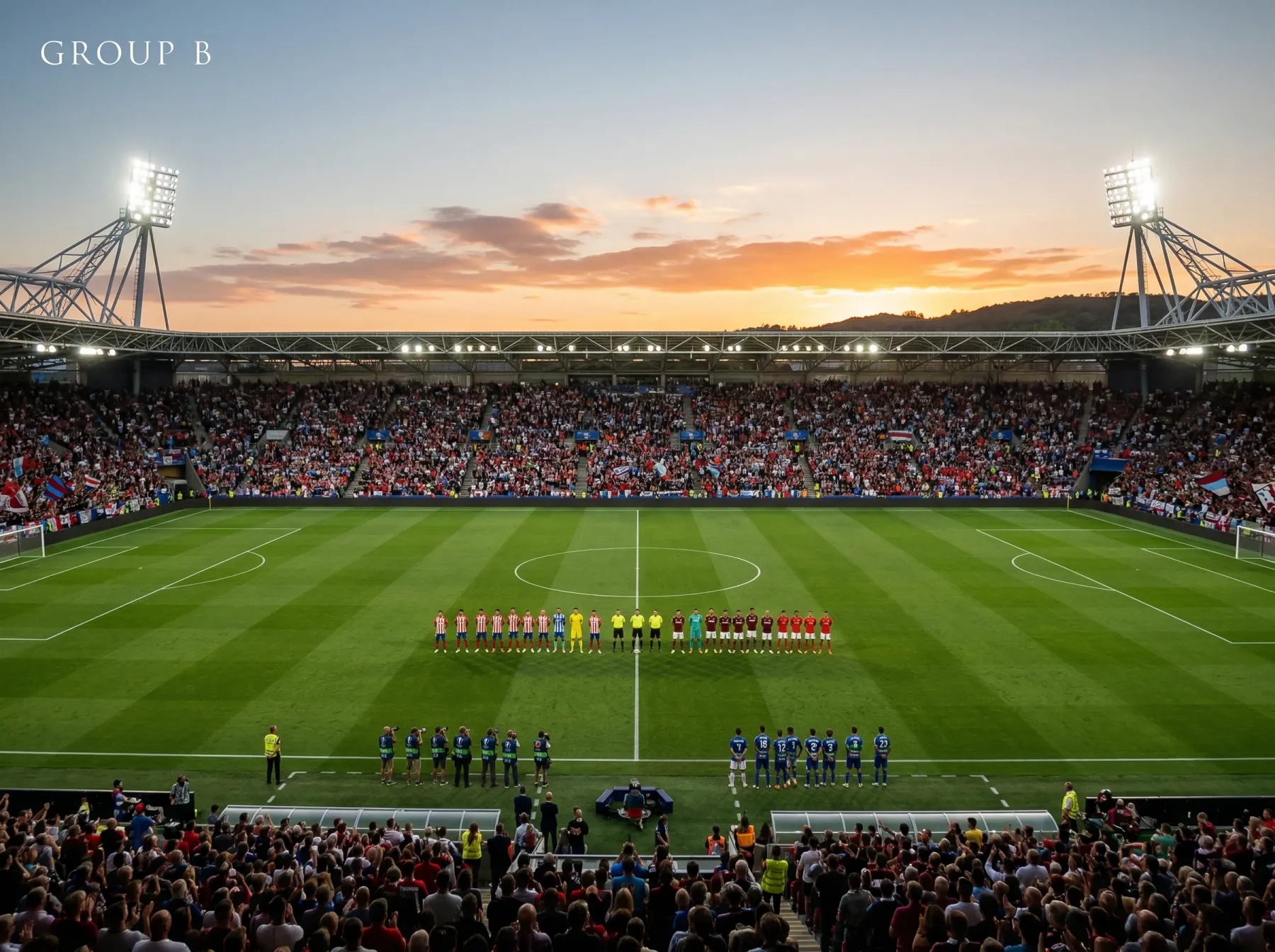 World Cup 2026 Group B featuring Canada, Bosnia and Herzegovina, Qatar and Switzerland