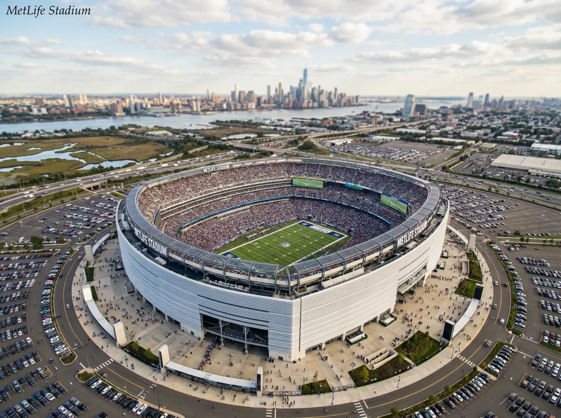 MetLife Stadium in East Rutherford New Jersey, host of the 2026 World Cup Final