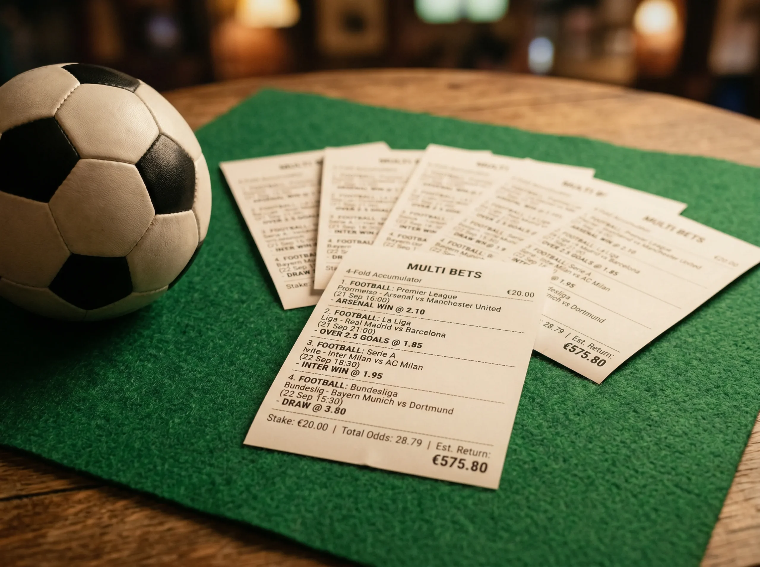 World Cup 2026 multi bet builder showing how accumulator legs combine across group stage matches with combined odds calculation